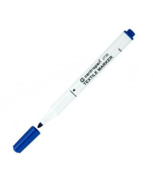 Popisovač na textil Centropen 2739 modrý 