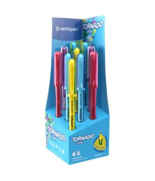 Displej Centropen roller Tornado COOL, 10 ks 
