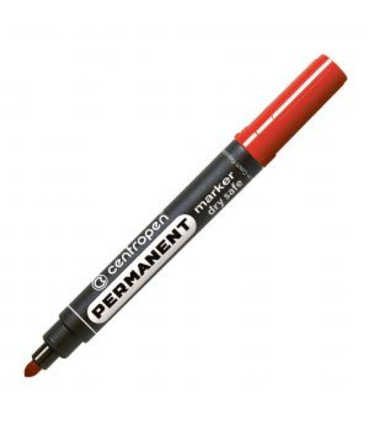 Permanentný popisovač Centropen 8510 červený 