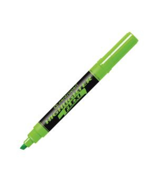 Zvýrazňovač Centropen 8542 Flexi zelený 
