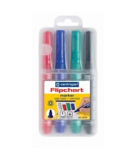 Sada popisovačov na flipchartové bloky Centropen 8550/4S 