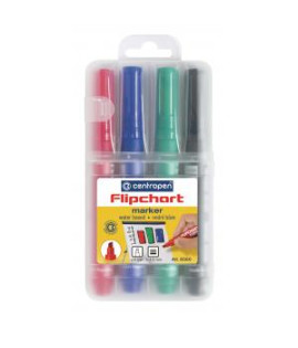 Sada popisovačov na flipchartové bloky Centropen 8560/4S 