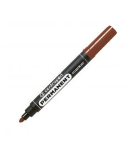 Permanentný popisovač Centropen 8566 hnedý 