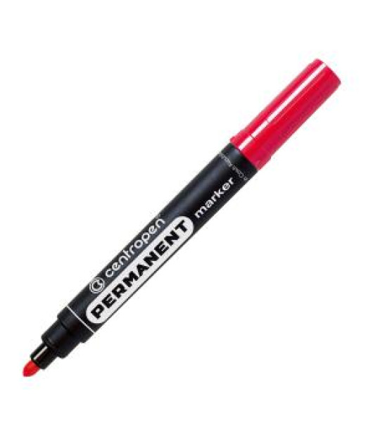 Permanentný popisovač Centropen 8566 červený 