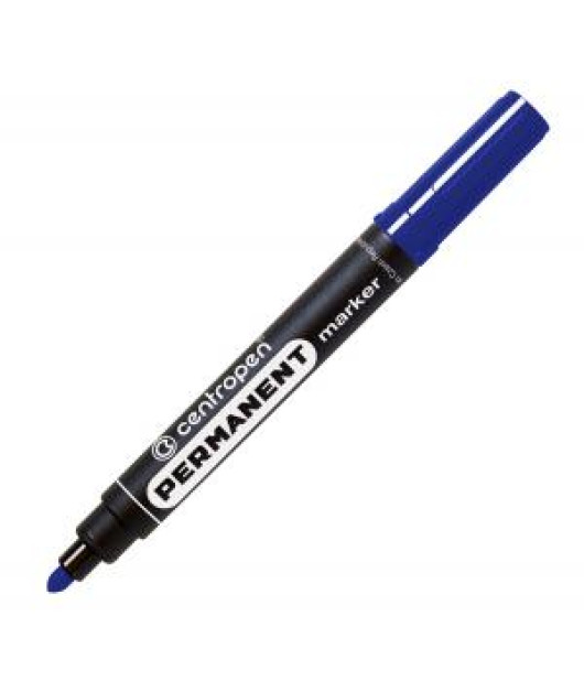 Permanentný popisovač Centropen 8566 modrý 