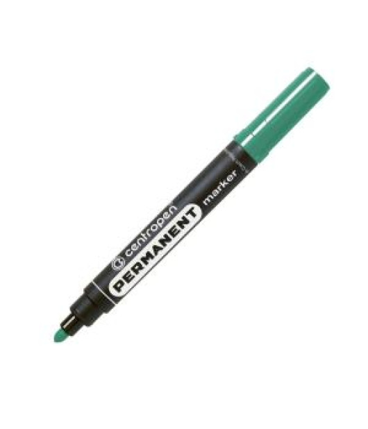 Permanentný popisovač Centropen 8566 zelený 