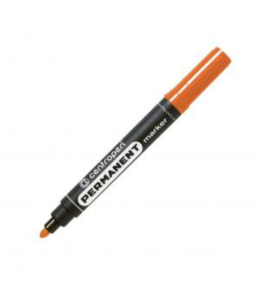Permanentný popisovač Centropen 8566 oranžový 