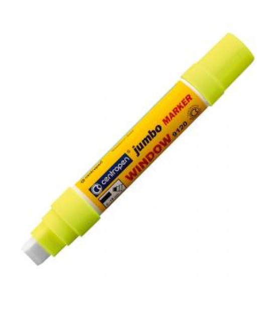 Kriedový popisovač Centropen 9120 žltý 