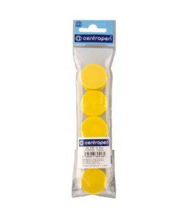 Magnety 30 mm žlté, 10ks 