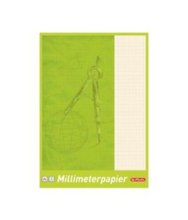 Milimetrový papier Herlitz, A4, 80 g, 25 listov 