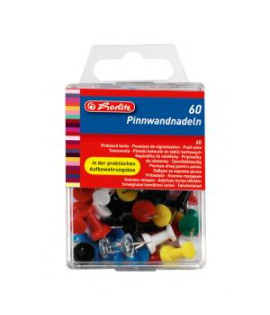 Napichovacie špendlíky Herlitz mix farieb 60ks 