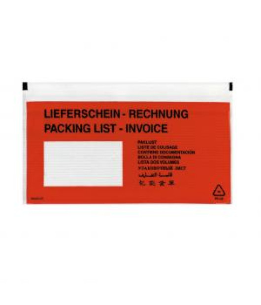 Vrecká na sprievodky Herlitz DL 110x220mm 100ks 