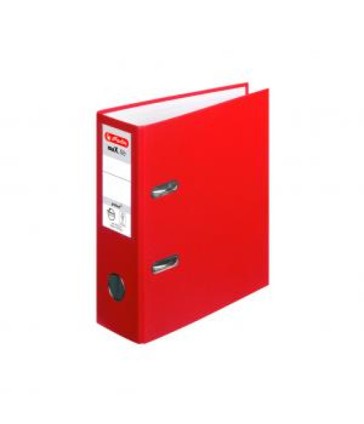 Zakladač pákový Herlitz maX.file A5 7,5cm na výšku červený 