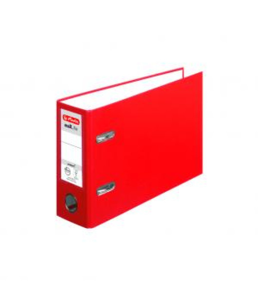 Zakladač pákový Herlitz maX.file A5 7,5cm na šírku červený 
