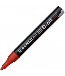 Popisovač lakový 2,8 mm Donau D-OIL červený 
