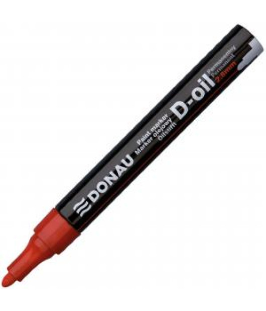 Popisovač lakový 2,8 mm Donau D-OIL červený 