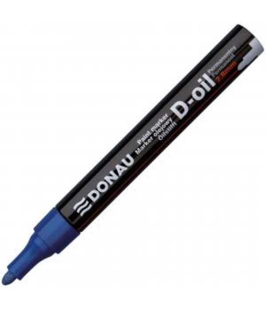 Popisovač lakový 2,8 mm Donau D-OIL modrý 