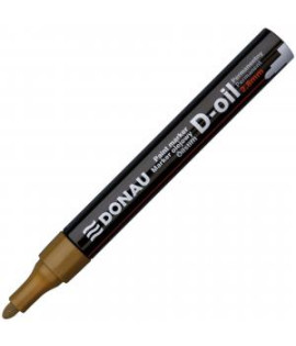 Popisovač lakový 2,8 mm Donau D-OIL zlatý 