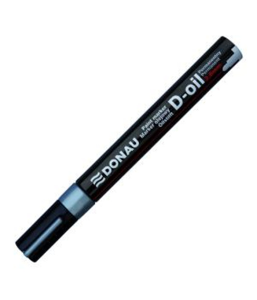 Popisovač lakový 2,8 mm Donau D-OIL strieborný 