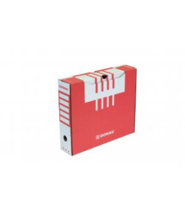 Archívny box DONAU 80mm červený 