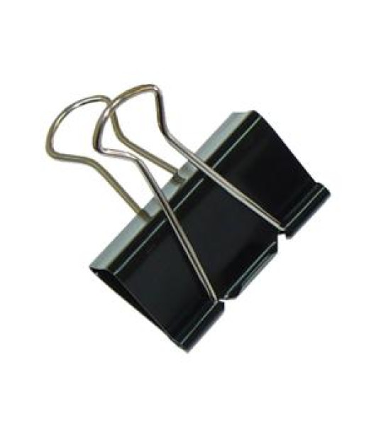 Klipy na dokumenty Office Products 25mm čierne 