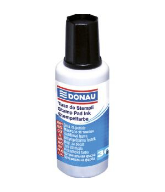 Pečiatková farba DONAU čierna 30ml 