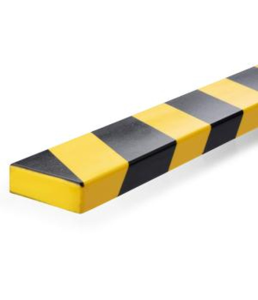 Ochrana povrchu profil S20, žlto-čierna, samolepiaca 