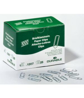 Spisové spony DURABLE 26mm zinkové 1000ks 