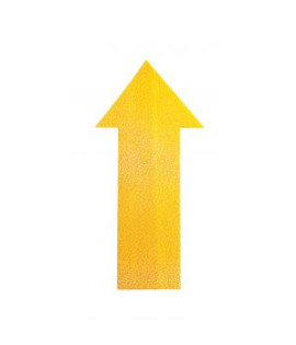 Podlahové značenie ŠÍPKA žlté 10ks 