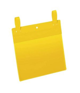 Vrecko na štítok s páskami 297 x 210 mm na šírku 50 ks žlté 