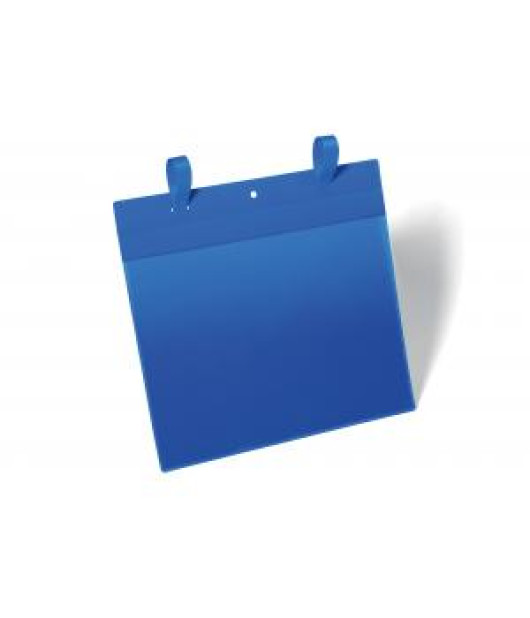 Vrecko na štítok s páskami 297 x 210 mm na šírku 50 ks modré 