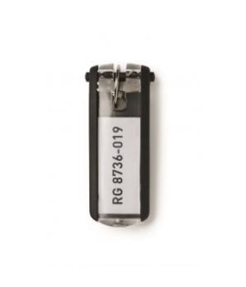 Menovky na kľúče DURABLE KEY CLIP čierne 6ks 