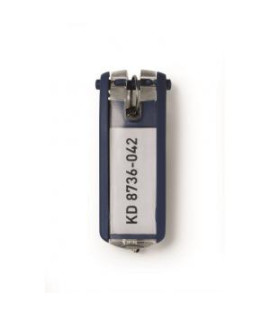 Menovky na kľúče DURABLE KEY CLIP modré 6ks 