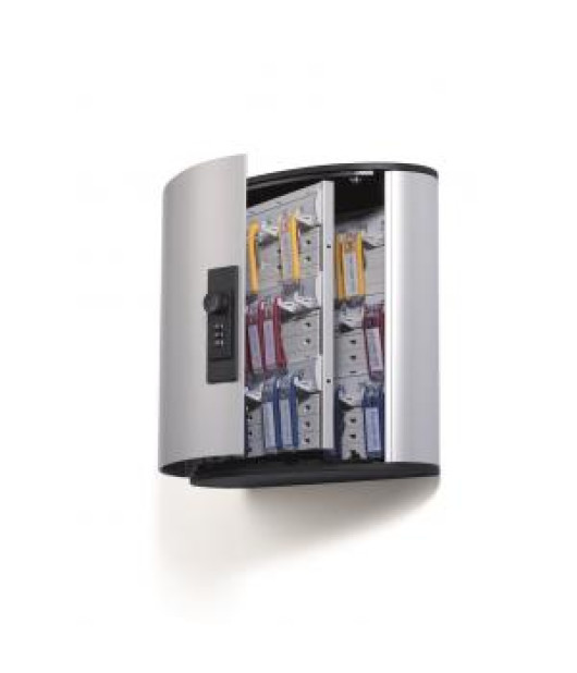 Skrinka na 36 kľúčov so zámkom na kód DURABLE KEY BOX CODE 36 strieborná 