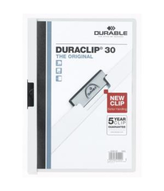 Obal s klipom DURACLIP Original 30 biely 