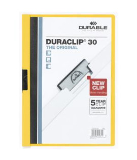 Obal s klipom DURACLIP Original 30 žltý 