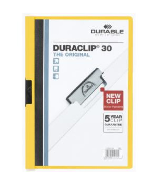 Obal s klipom DURACLIP Original 30 žltý 