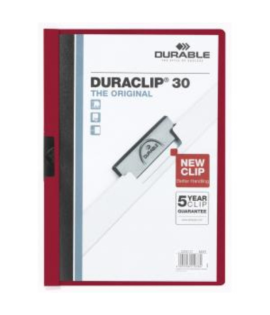 Obal s klipom DURACLIP Original 30 bordový 