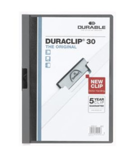 Obal s klipom DURACLIP Original 30 antracitový 