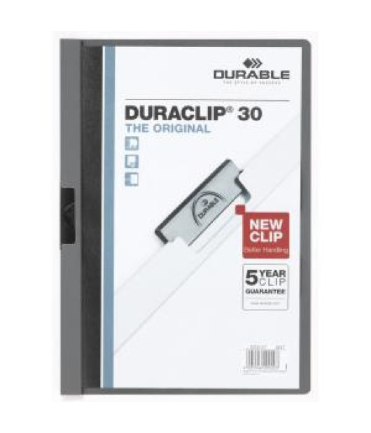 Obal s klipom DURACLIP Original 30 antracitový 