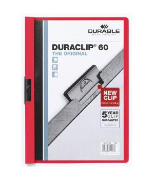 Obal s klipom DURACLIP Original 60 červený 