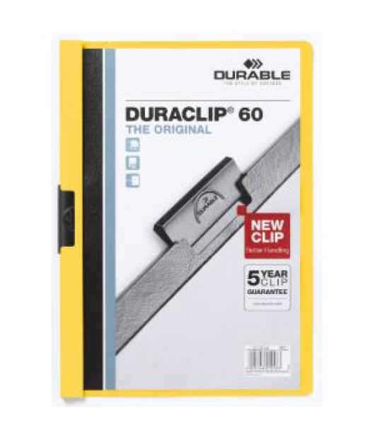 Obal s klipom DURACLIP Original 60 žltý 