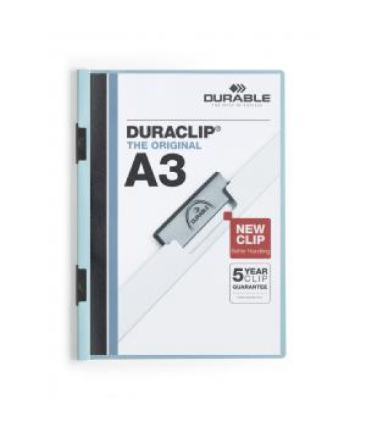 Obal s klipom A3 DURACLIP Original modrý 