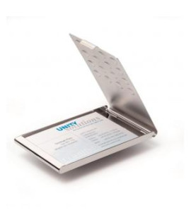 Krabička na vizitky DURABLE BUSINESS CARD BOX CHROME 