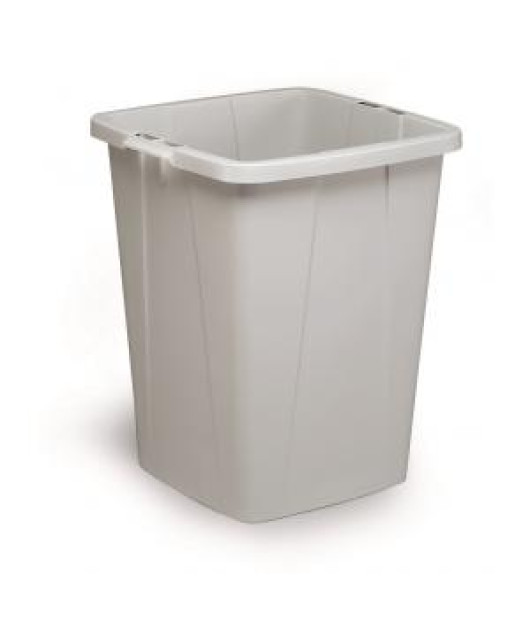 Veľkokapacitný plastový kôš DURABIN 90 ℓ sivý 