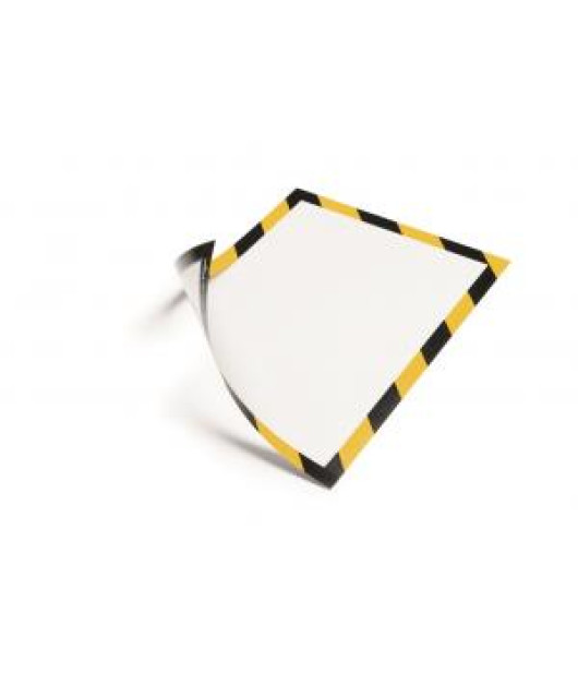 Panel DURAFRAME MAGNETIC SECURITY A4 žlto-čierny 