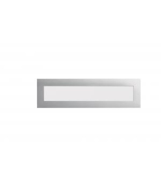 Magnetický DURAFRAME MAGNETIC Top pre A4, 210x40 mm, strieborný 