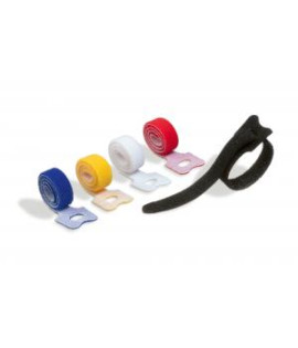 Suchý zips na káble so slučkou CAVOLINE GRIP TIE mix farieb 
