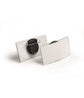 Visačka oblá akrylová DURABLE 75x40mm 25ks 