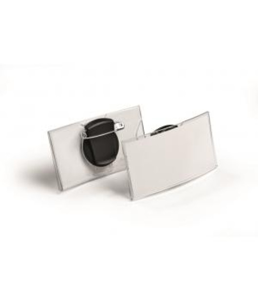 Visačka oblá akrylová DURABLE 75x40mm 25ks 